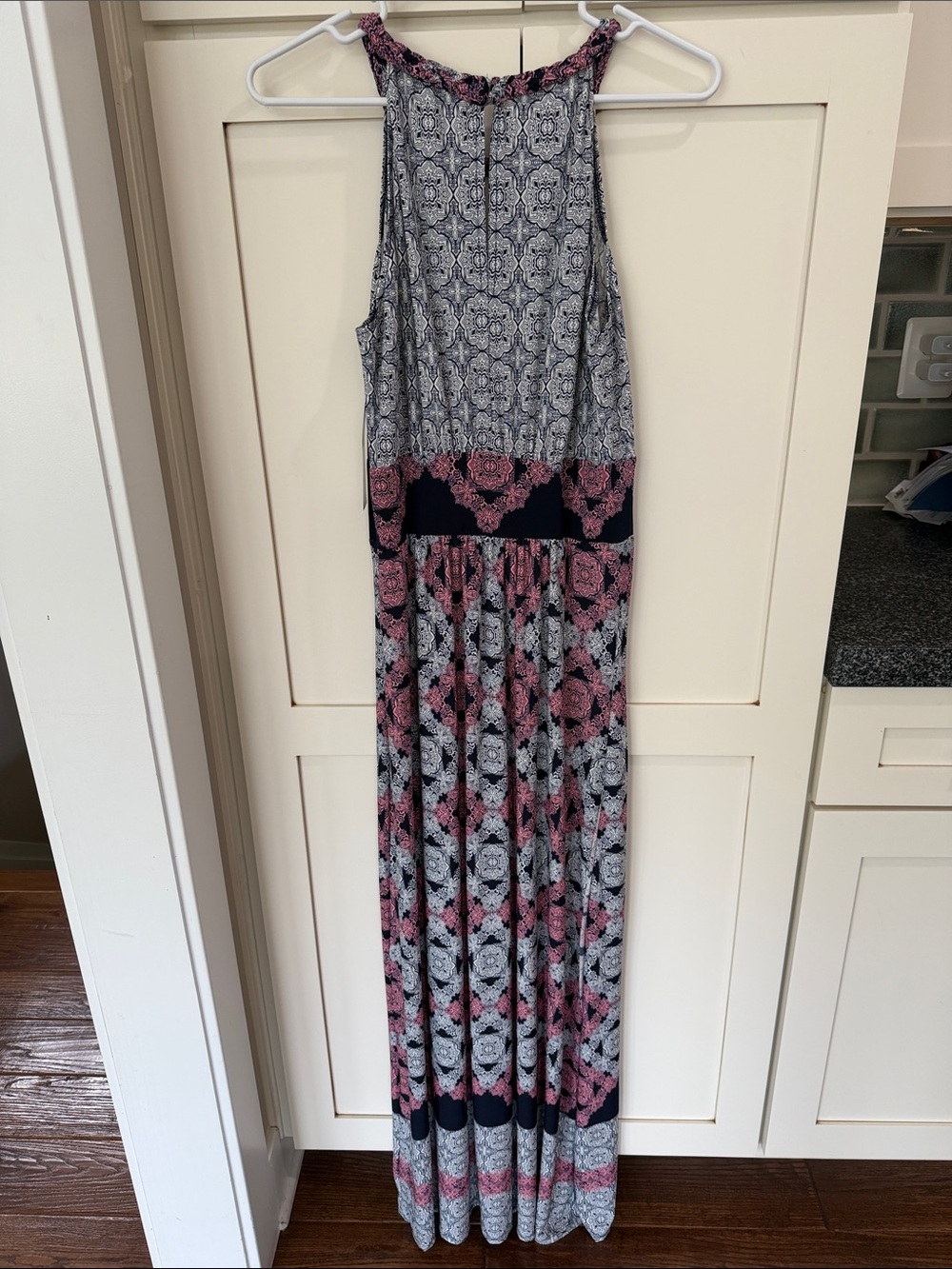 Wisp Pink/Black Patterned Maxi Dress - Picture 3 of 3